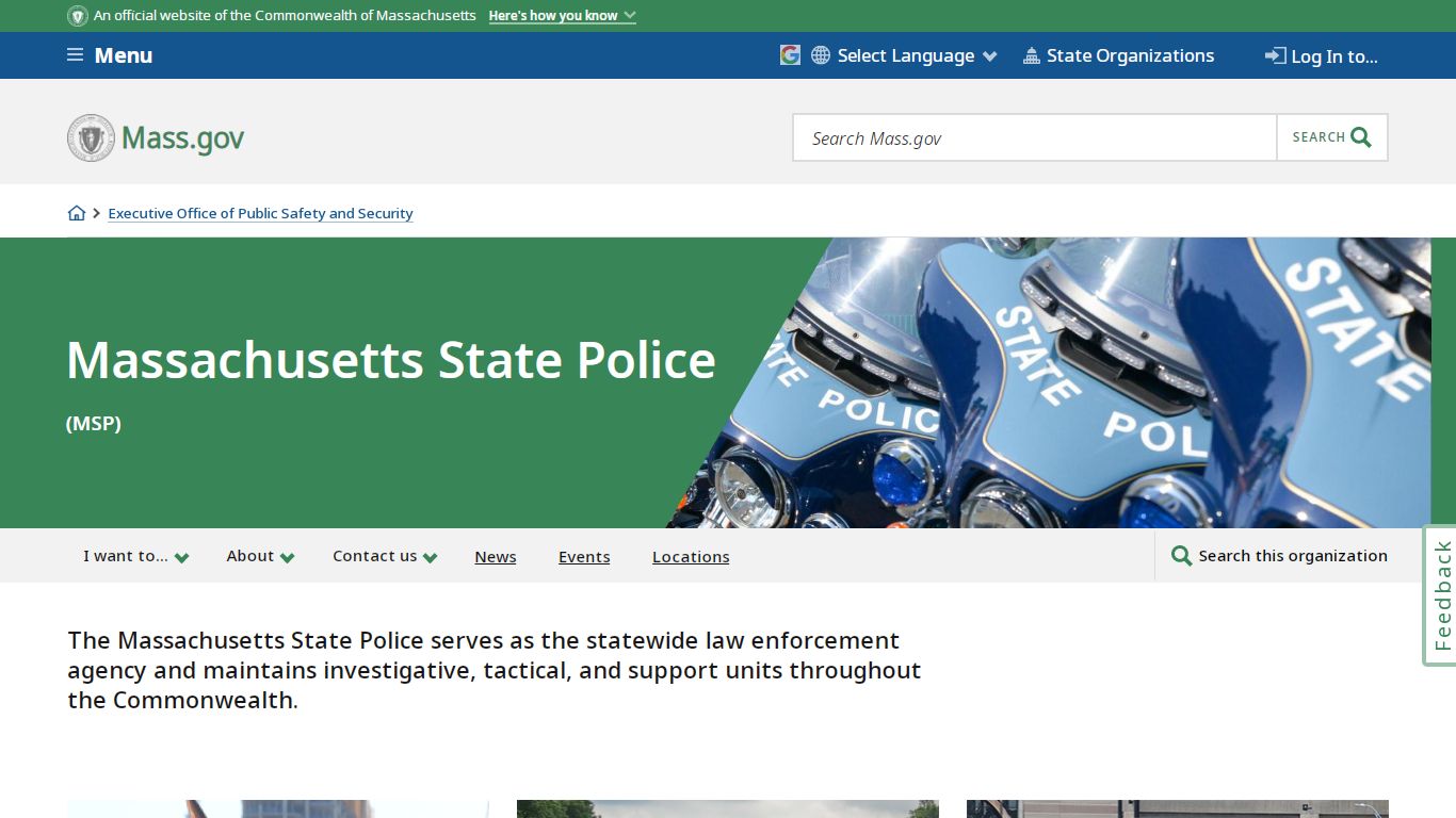 Massachusetts State Police | Mass.gov